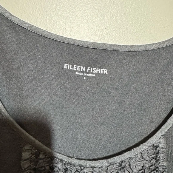 Eileen Fisher Ruffle Tank Top - Picture 3 of 5